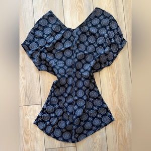 REFORMATION TUNIC BLUE BLOUSE SIZE XS